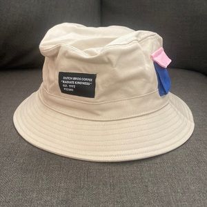 *Never Worn* Tan Dutch Bros Bucket hat